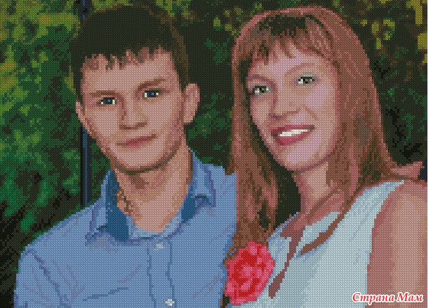 Схемы для вышивки портретов и других картин на заказ