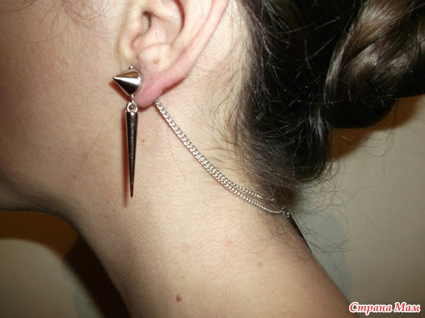 СЕРЕЖКИ В СТИЛЕ GLAM ПАНК