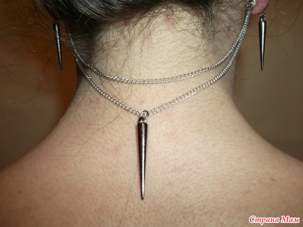 СЕРЕЖКИ В СТИЛЕ GLAM ПАНК