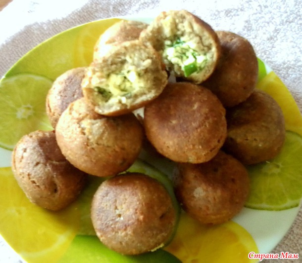 Ржаные бумбончики с творожной начинкой. Невероятная вкуснятина)))