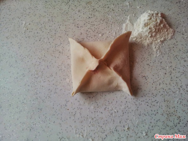 Вкусные конвертики на скорую руку.