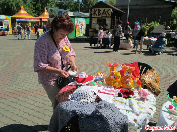 "Всемирный день вязания на публике" в Красноярске был!!!