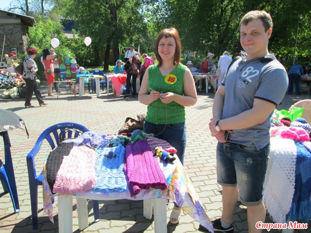 "Всемирный день вязания на публике" в Красноярске был!!!