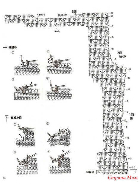 Кофточки, жилетки. Крючок часть 1.