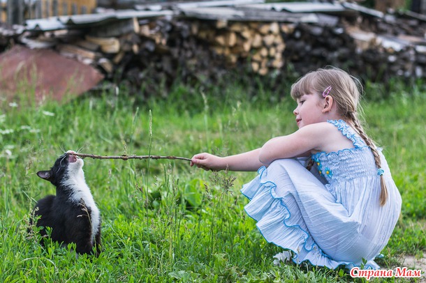 У бабушки в деревне