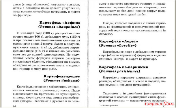 Книга "Все из картошки" 10-17 стр.