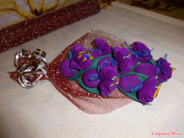 Мои первые букетики)