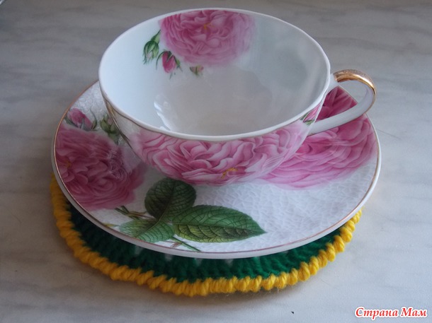 Подставка "Ромашка" для чашки чая.