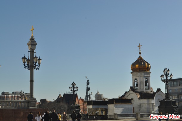 Прогулка к Храму Христа Спасителя