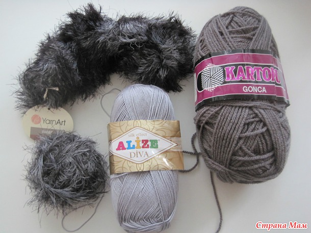Безрукавка из пряжи yarn art rabbit