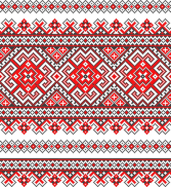 Символика украинской вышивки. Геометрические символы.