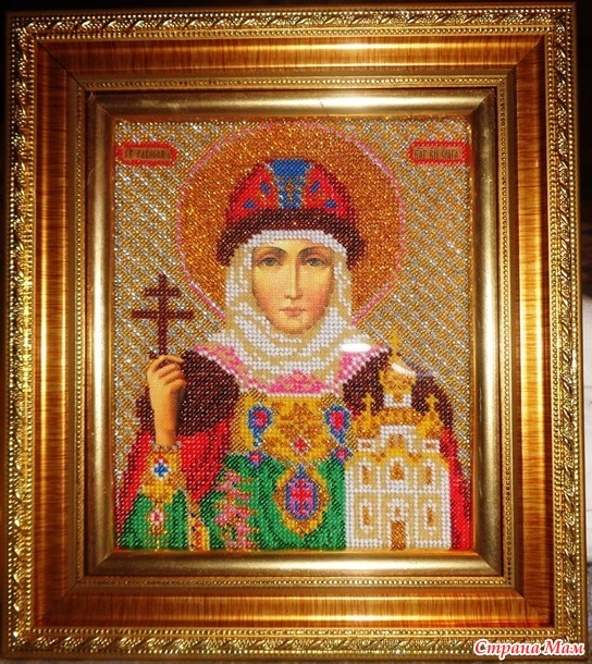 Иконы бисером для моих дочерей