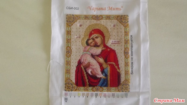 Икона Владимирская Богоматерь Чаривна Мить