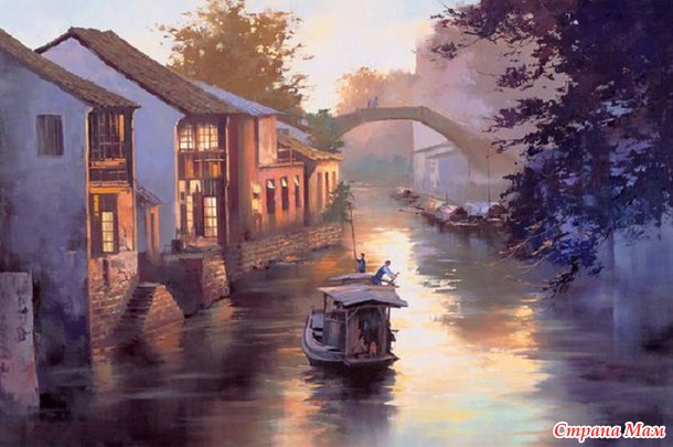 Пейзажи китайского художника Hong Leung.