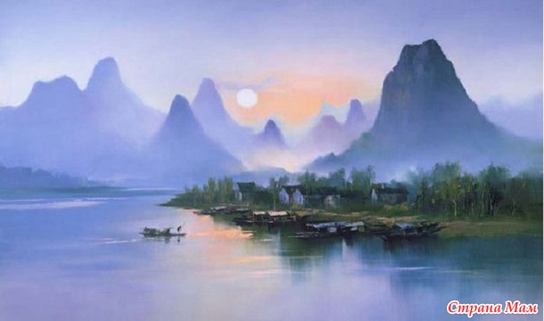 Пейзажи китайского художника Hong Leung.