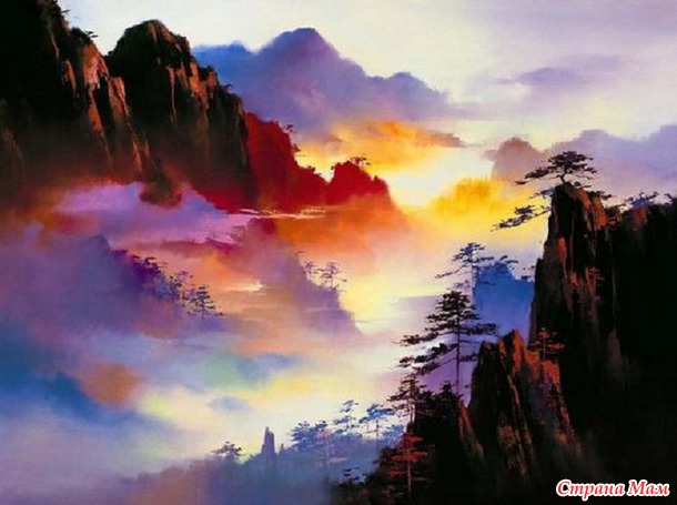 Пейзажи китайского художника Hong Leung.