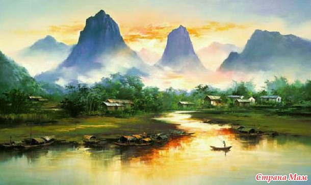 Пейзажи китайского художника Hong Leung.