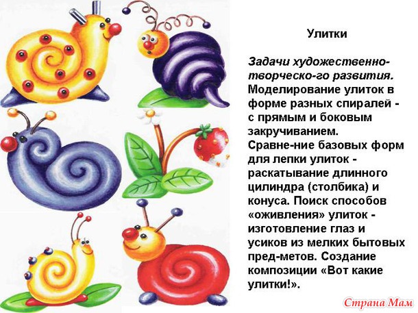Дидактическая игра "Улитки" или тд "Улитка"