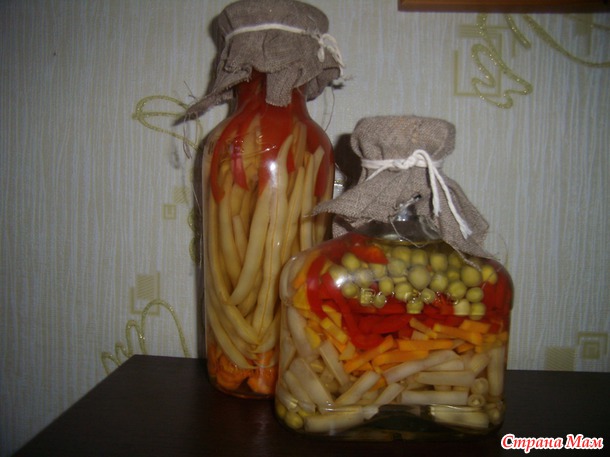 Овощные бутылочки
