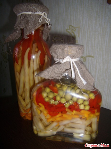 Овощные бутылочки