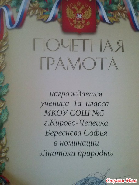 Моя гордость!!!