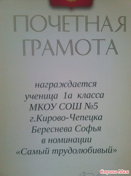 Моя гордость!!!