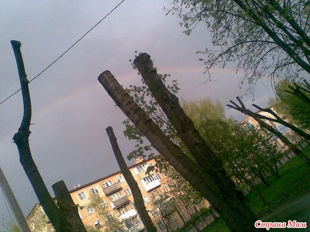 Гроза и радуга