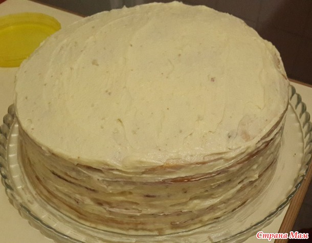 Торт Рыжик (медовик)