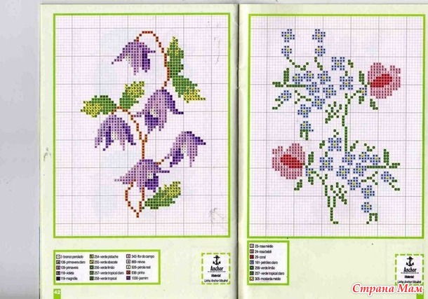 Вышивки из журнала.