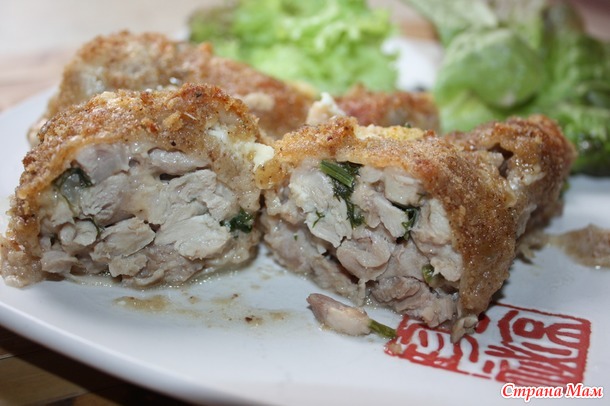Фаршированные куриные голени и на сладкое - жульен )))