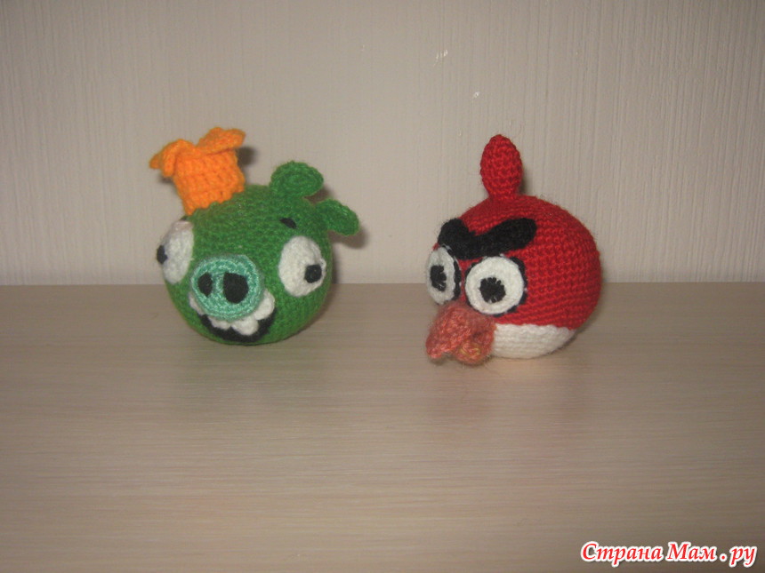 Angry birds крючком схемы и описание