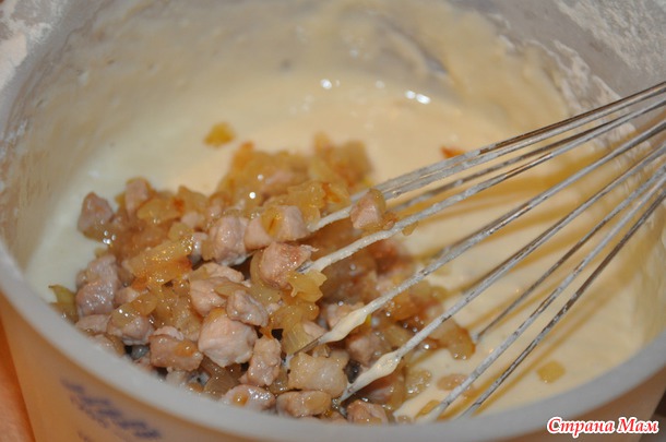 Оладушки с мясом