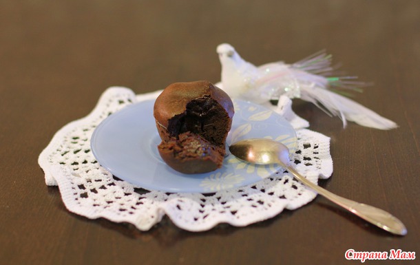 Тающий шоколад (Fondant au chocolat)