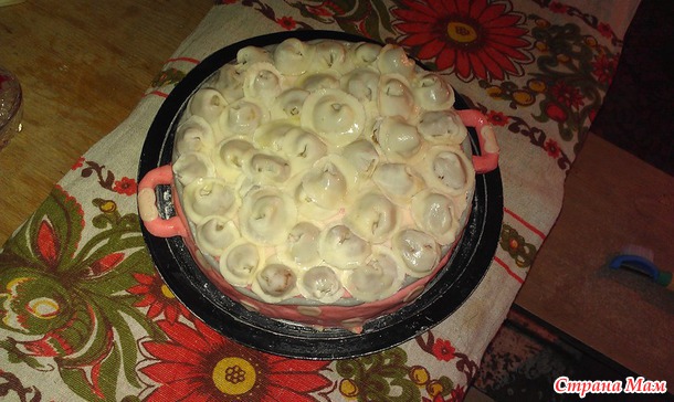 Моя кастрюля с пельменями.