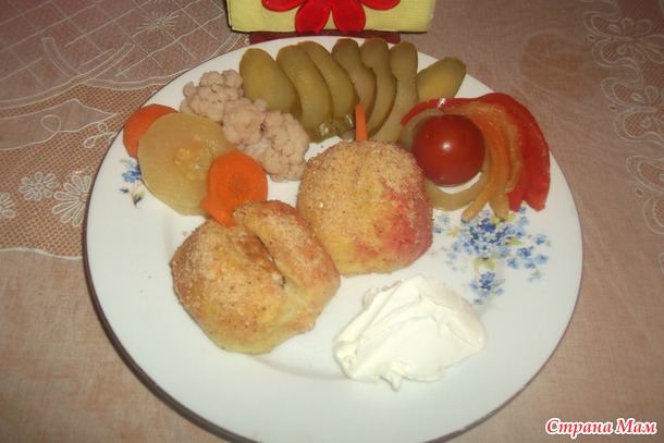 Персики из... картошки