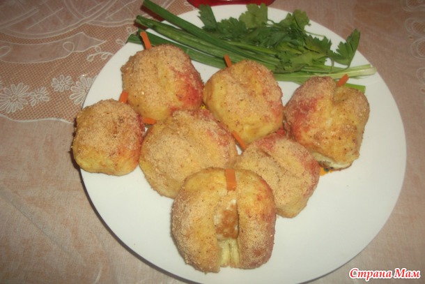 Персики из... картошки