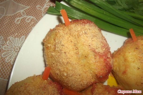 Персики из... картошки