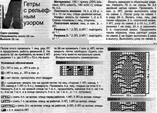 Теплые гетры