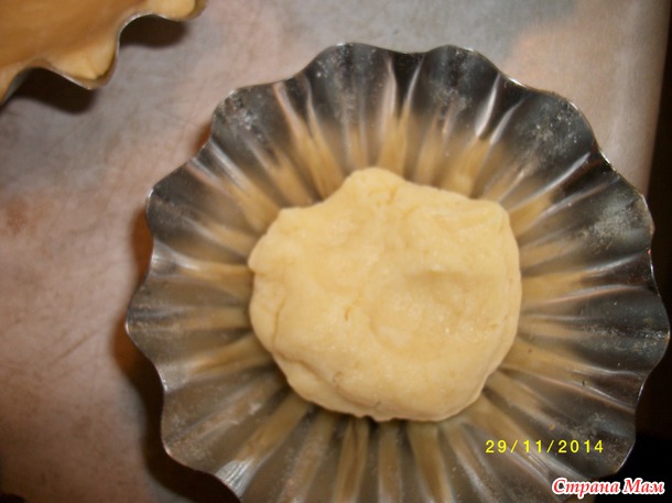 Песочные корзинки с кислинкой