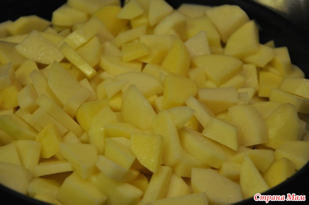 Картошка тушеная с мясом