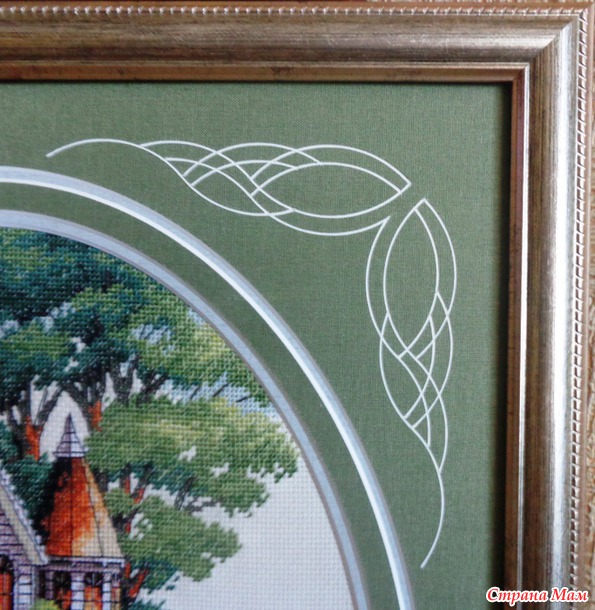 Мой "Lovely Victorian Home" от Dimensions + опрос