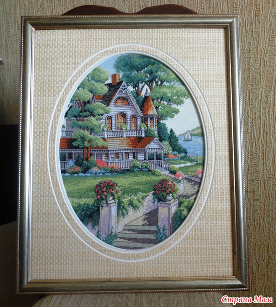 Мой "Lovely Victorian Home" от Dimensions + опрос