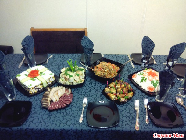 Меню на годовщину свадьбы. Не скажу, что просто, но очень ВКУСНО!!!