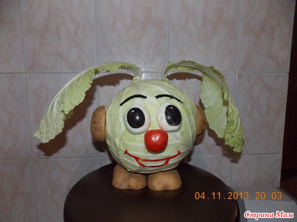 Поделки из капусты