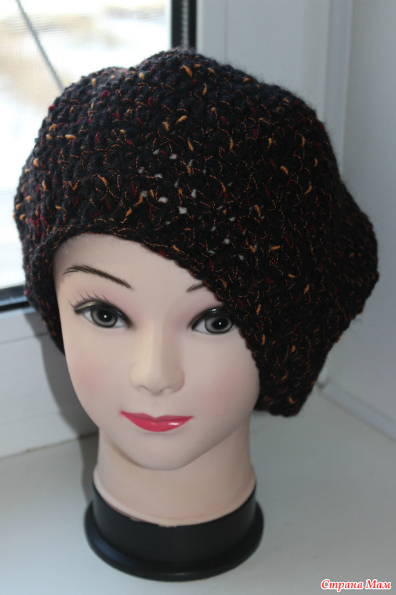 Лариса Василькова | Crochet hats, Crochet beret pattern, Crochet beret