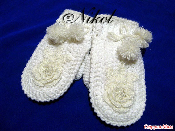 Варежки для снегурочки - Вязание - Страна Мам