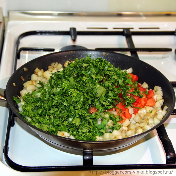 Рагу из овощей с сыром по итальянски.