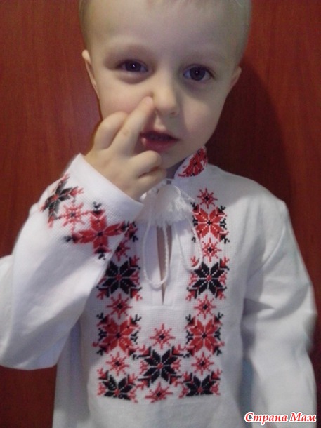 *Вышиванка по заготовке. Мой опыт