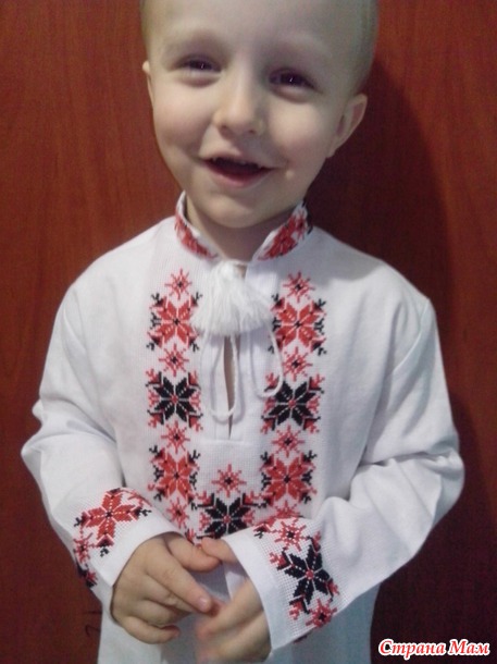*Вышиванка по заготовке. Мой опыт