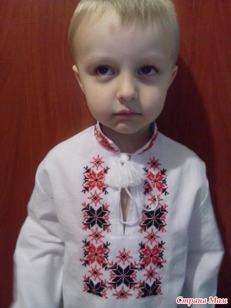 *Вышиванка по заготовке. Мой опыт
